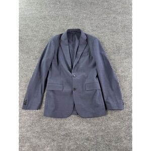 J Crew Suit Jacket 36 R Blue Polyester Thompson Solid Designer Premium Sport